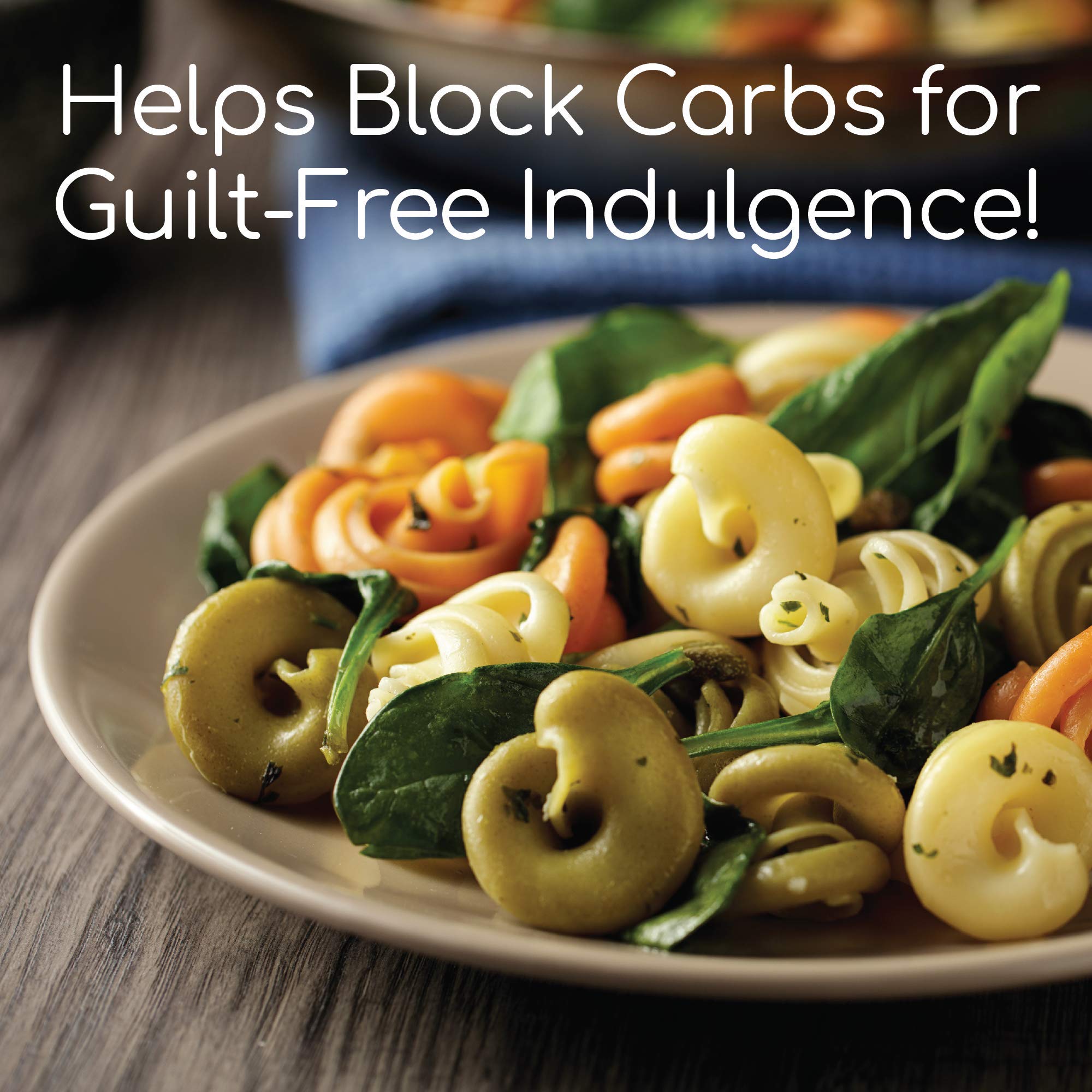 BioGenetic Laboratories Carb Blocker X7 ingredients-chart highlights cassia nomame and raspberry ketones for metabolism support.