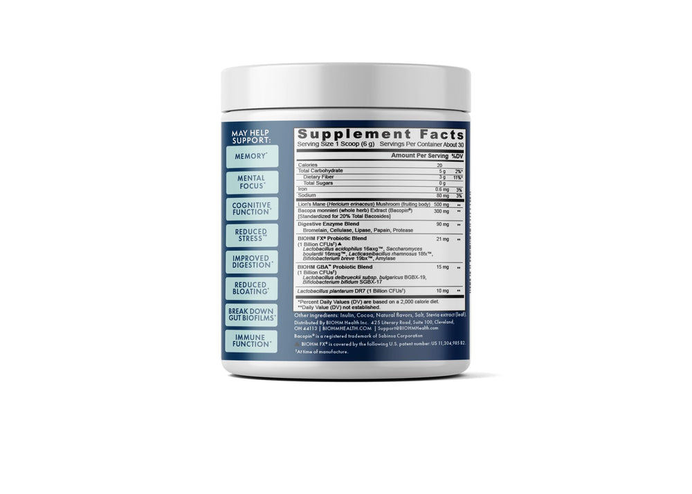 Lion’s Mane mushroom representing memory support