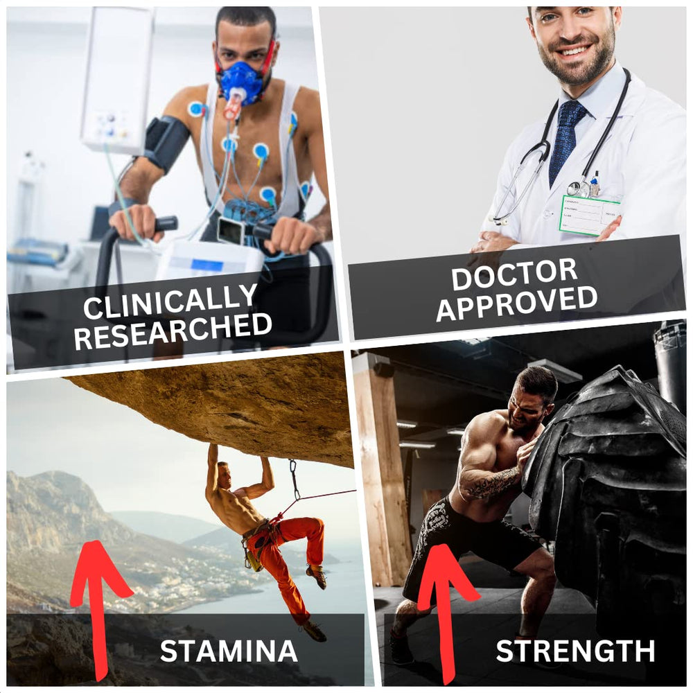 BioImmune Testagra micronized formula closeup emphasizes fast absorption during workouts.