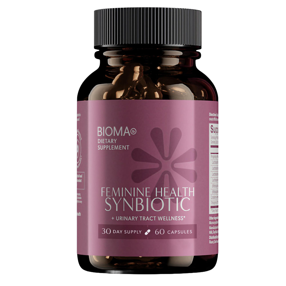 BIOMA Feminine Health Synbiotic bottle with label
