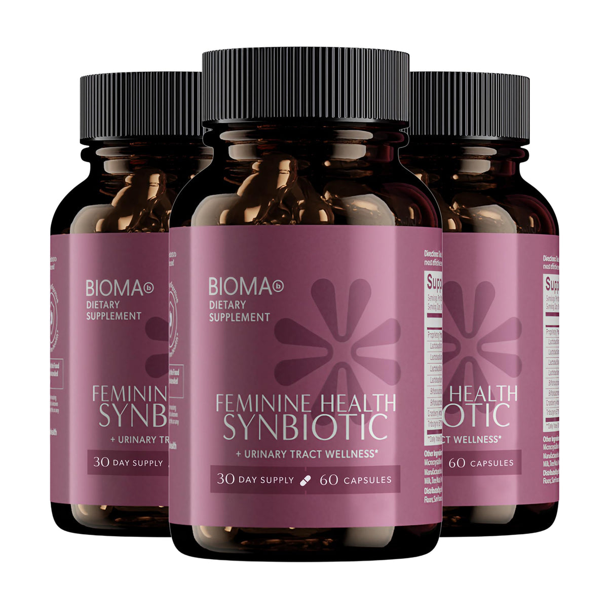 Bioma Feminine Health Synbiotic bottle with 180 capsules