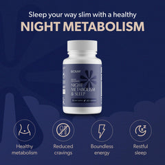 Close-up of Bioma Night Metabolism & Sleep ingredients
