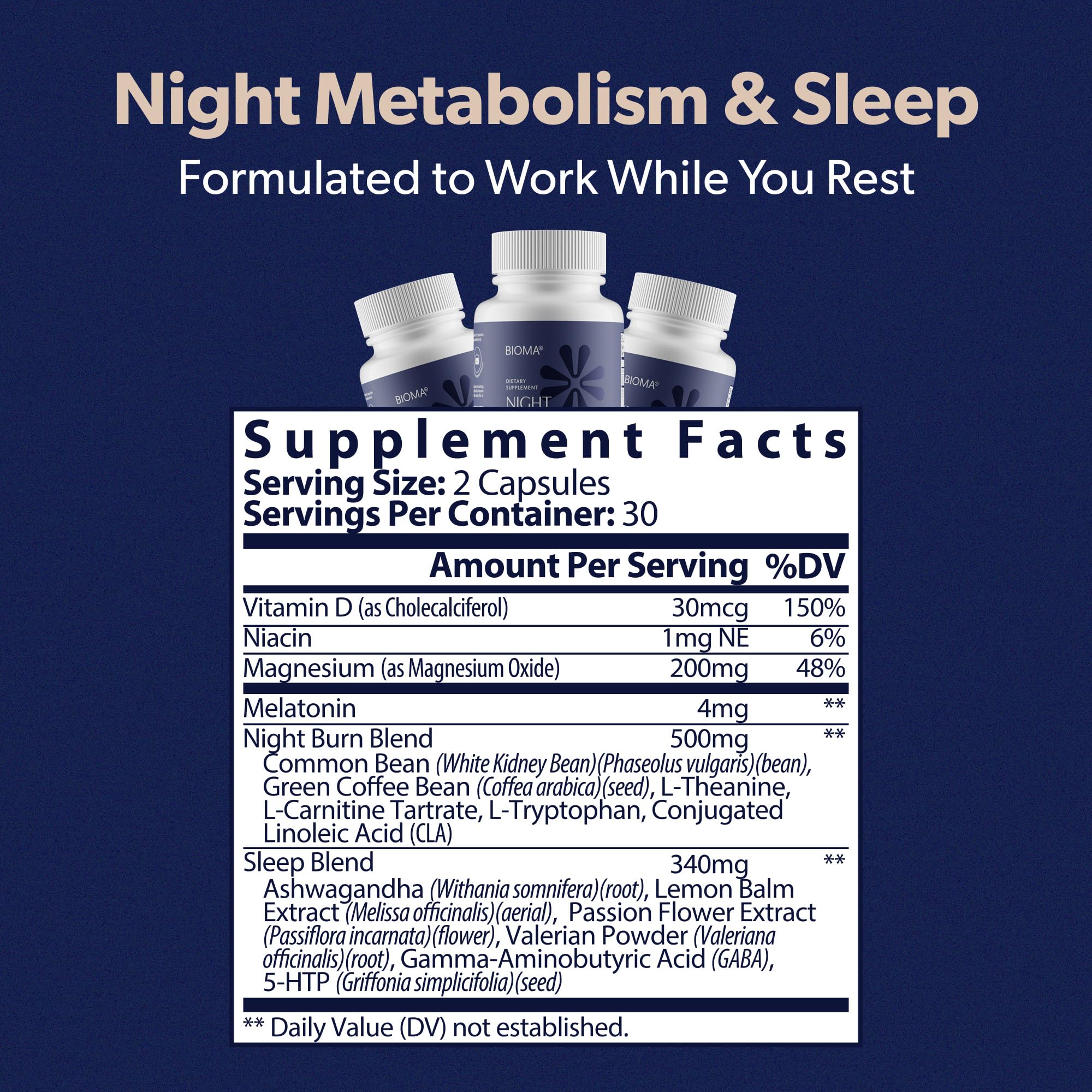 Lifestyle image showing restful sleep and bedtime routine