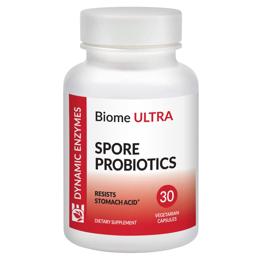 Dynamic Enzymes Biome Ultra ProbioSEB CSC3 30 caps bottle front