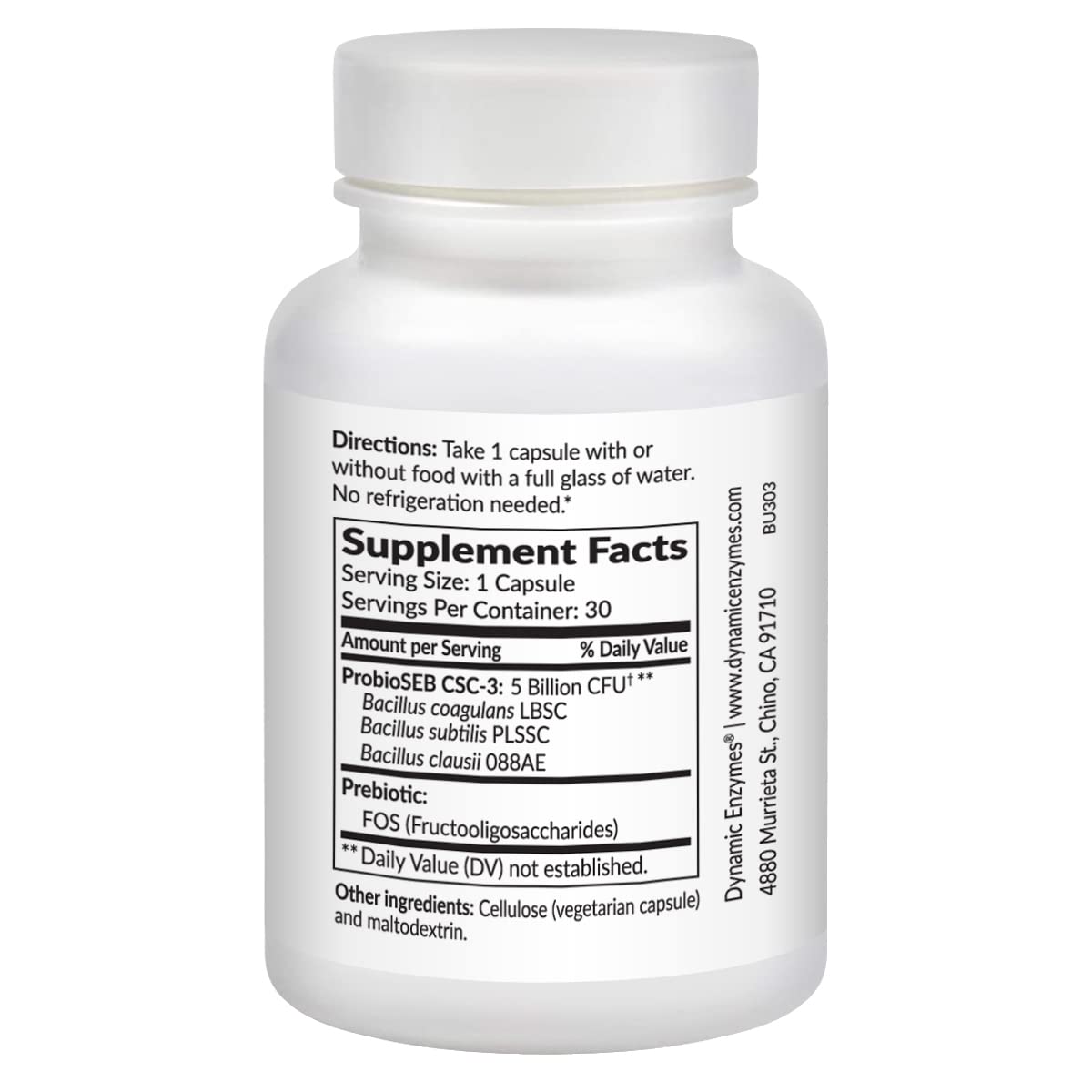 Biome Ultra packaging highlighting spore probiotics for gut health