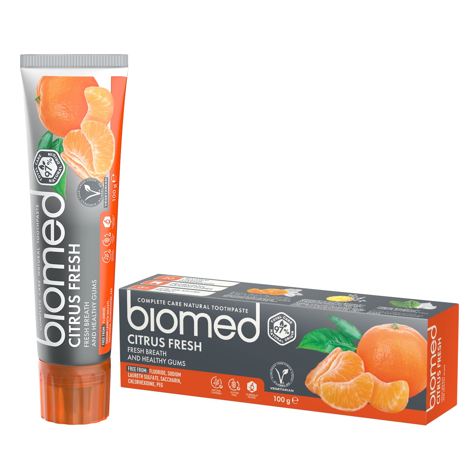 Biomed Citrusfresh toothpaste tube
