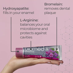Enamel protection and sensitivity relief concept art