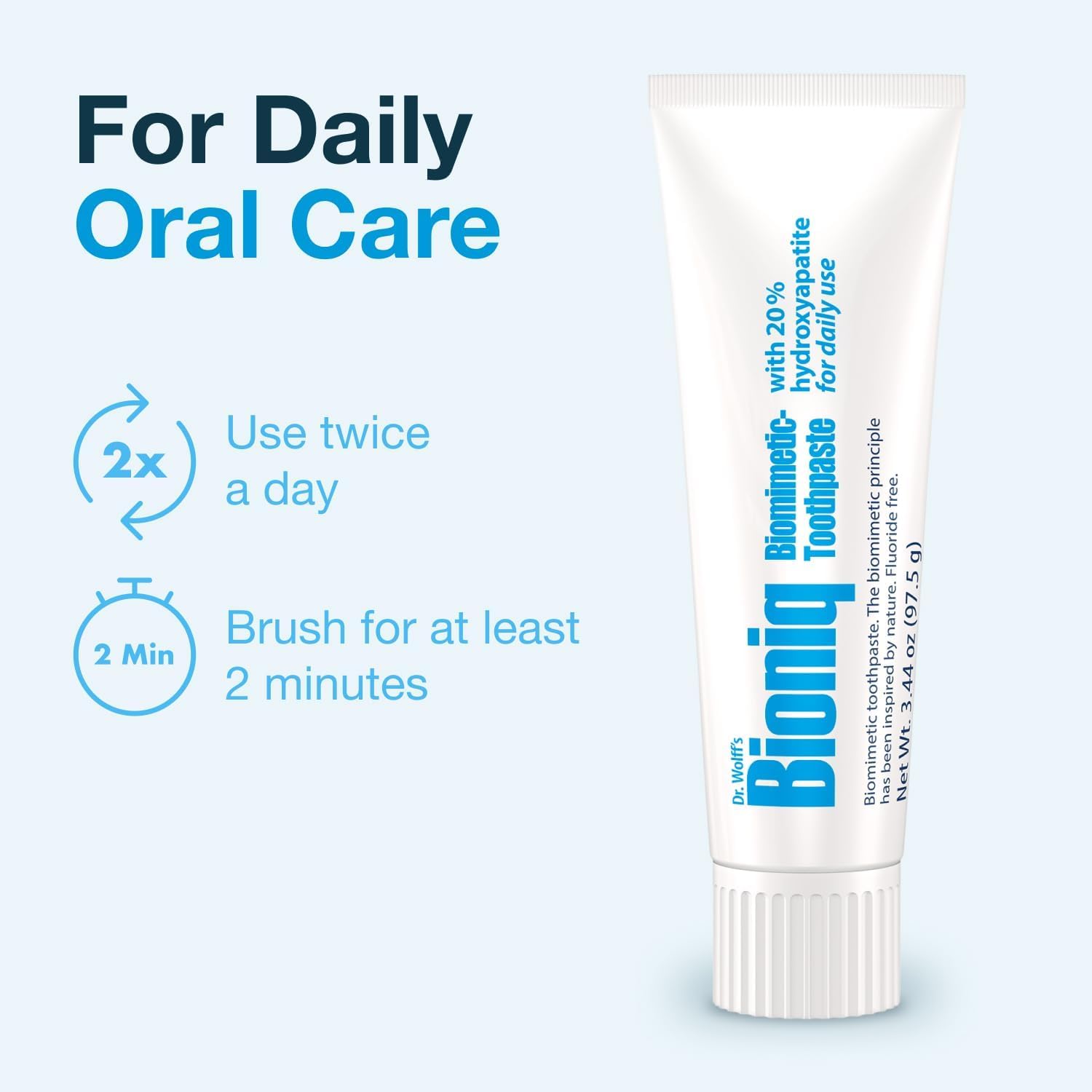 Daily use toothpaste for ages 12 and up