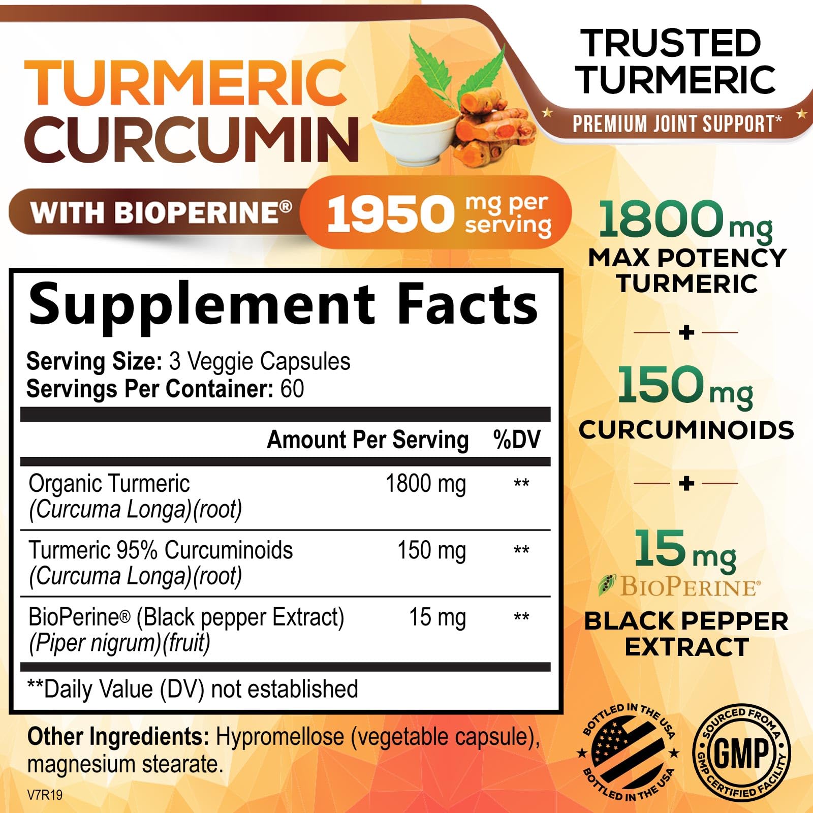 Bioperine black pepper extract to enhance absorption