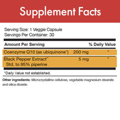 BioPerine black pepper extract used to boost CoQ10 absorption