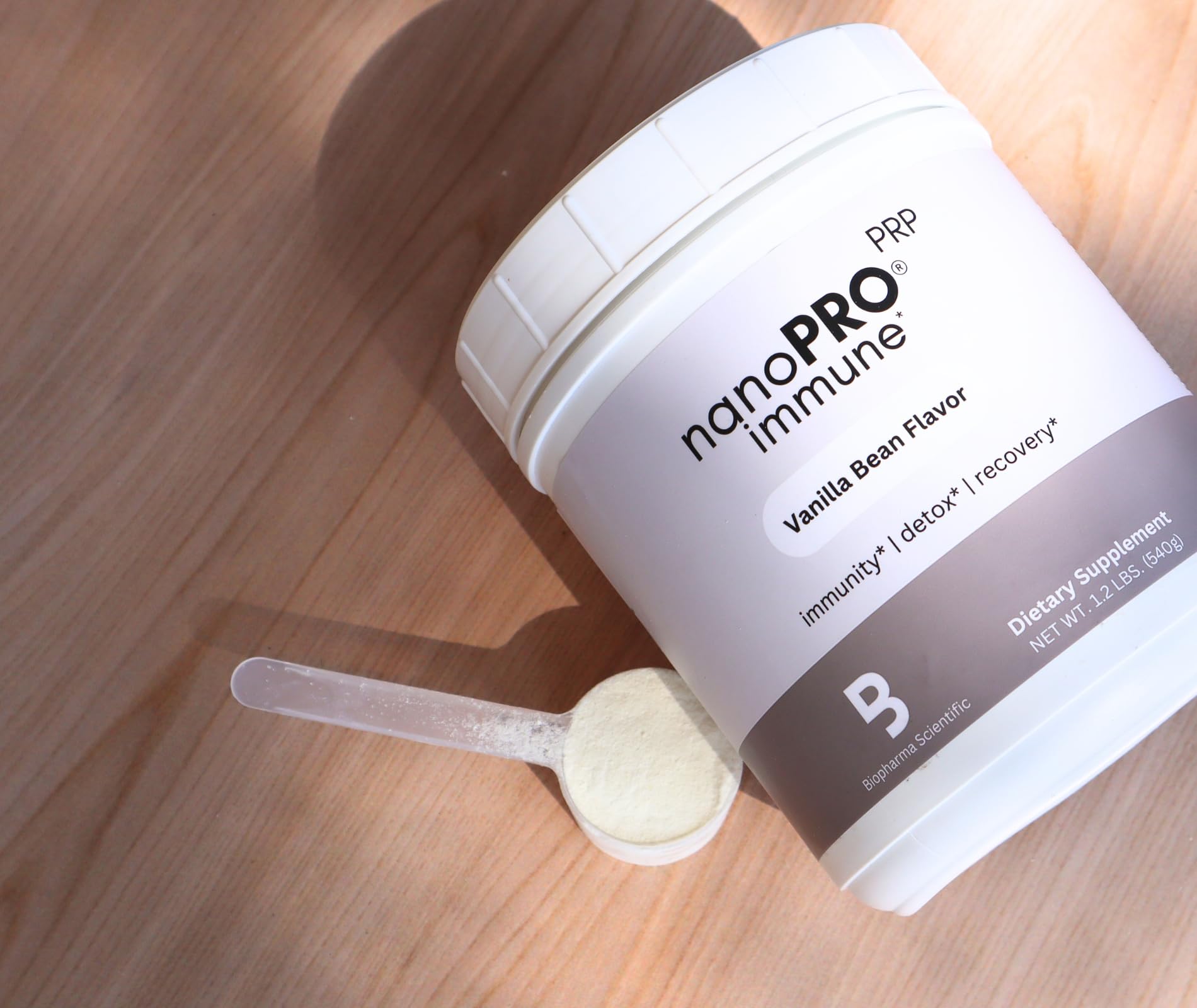 Graphic highlighting proline-rich polypeptides in Nanopro Immune Whey