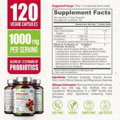 Probiotic capsules indicating 10 Billion CFU per serving