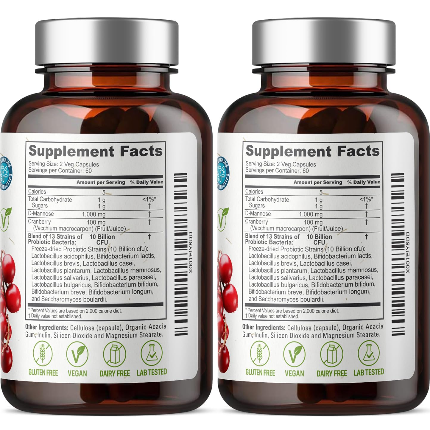 GMP and third-party testing seal on Biophix packaging