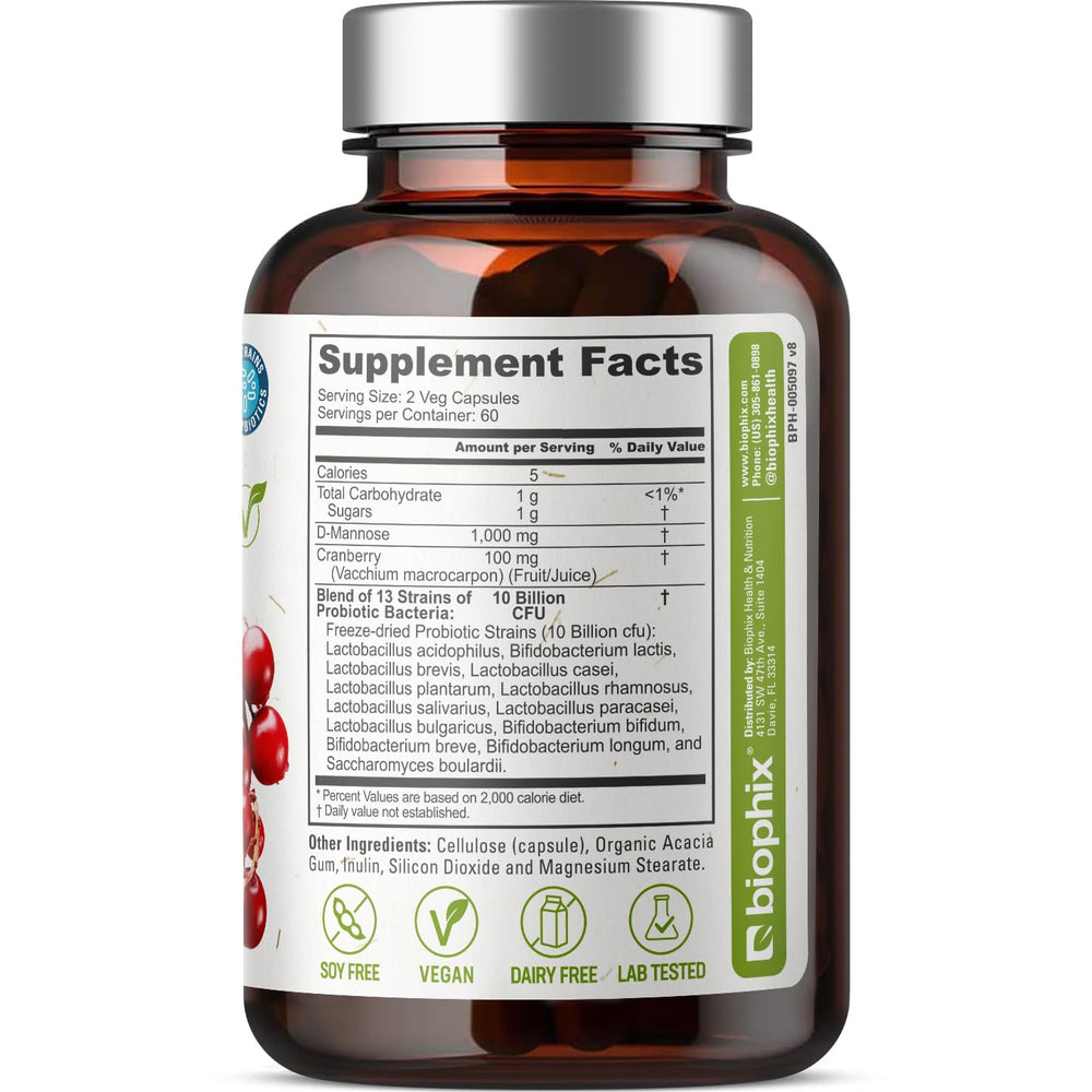 Digestive health and immune support visuals with Biophix