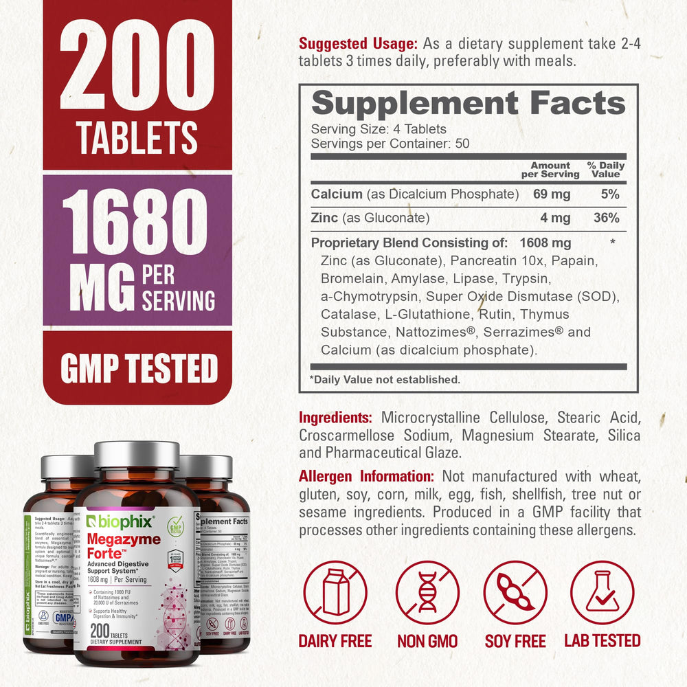 Close-up of enteric-coated Metabolic Enzyme tablets