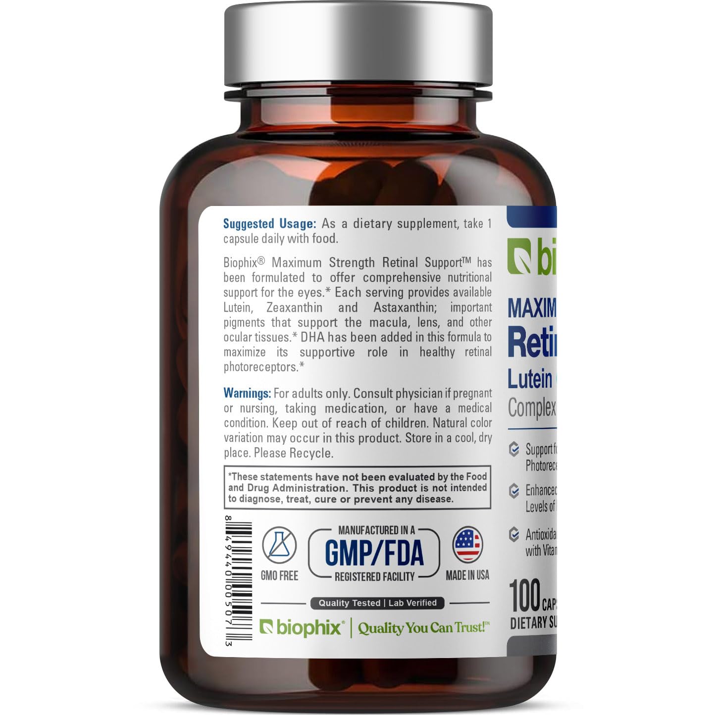 Seawit algae oil DHA Omega-3 illustration for eye health