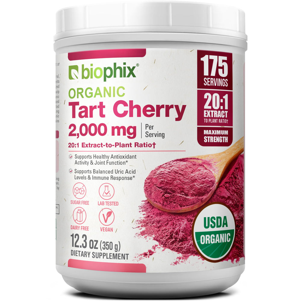 Biophix Tart Cherry Powder 20:1 extract packaging