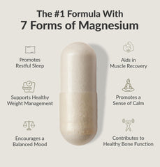 Illustration of the 7 magnesium forms in the supplement