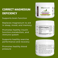 Clean organic ingredients in BIOptimizers Magnesium Breakthrough Drink