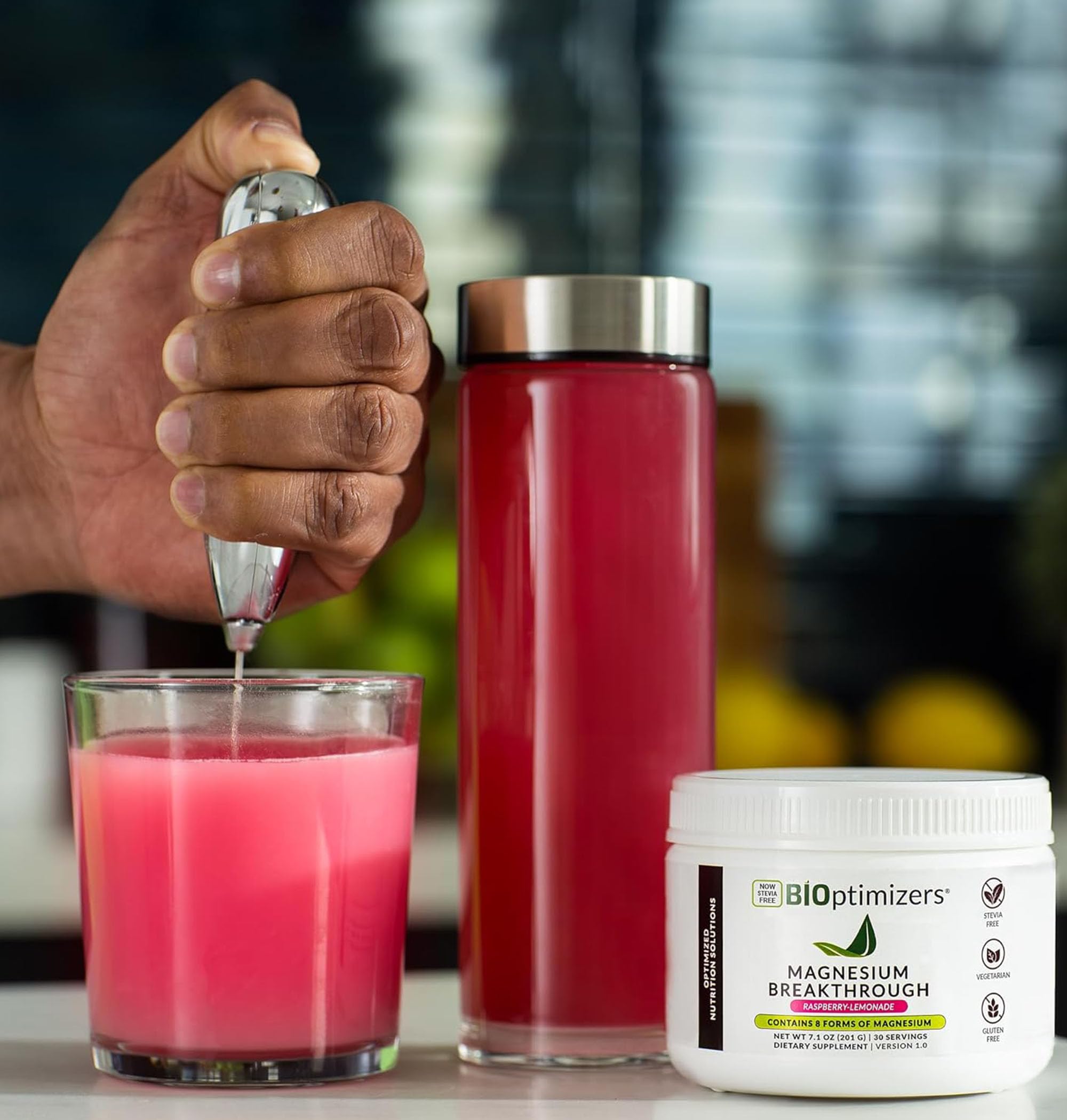 Organic ingredients and Katemfe sweetener label