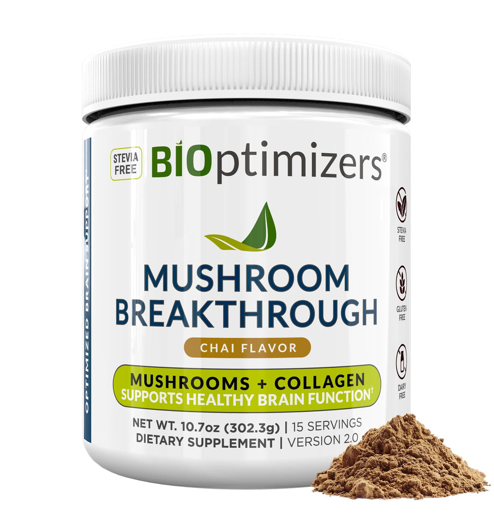 Hero image of BIOptimizers Mushroom Coffee Alternative in chai flavor