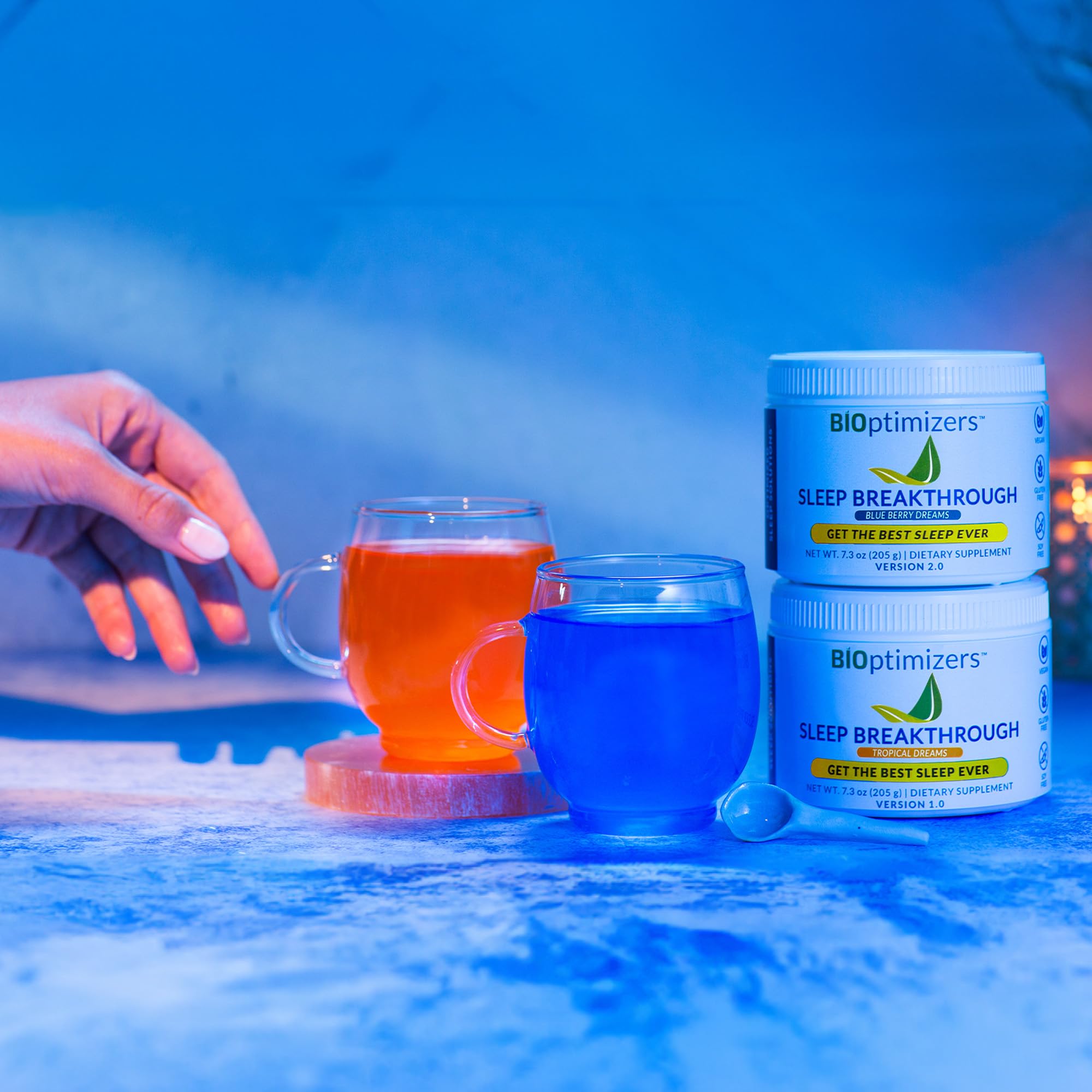 Nutrition facts panel for Sleep Breakthrough 2.0