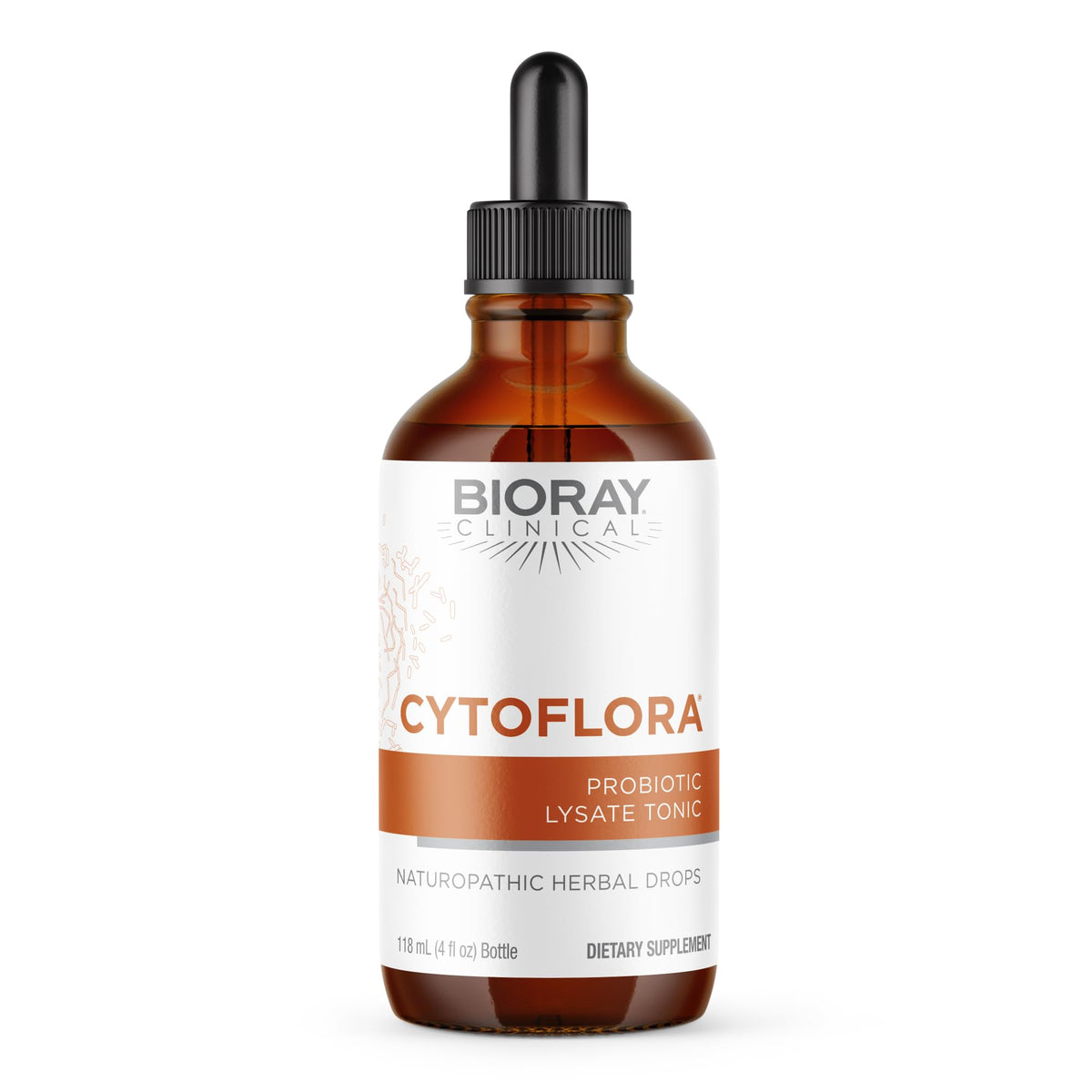 BIORAY CytoFlora Probiotic Immunity Tonic 4 oz bottle