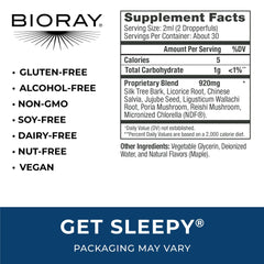 Liquid BIORAY Daily Get Sleepy bottle with dropper