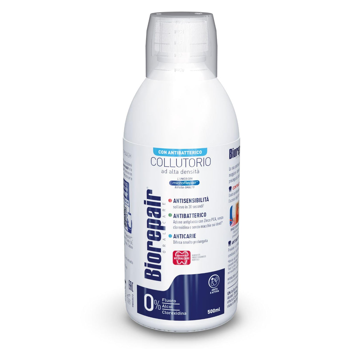 Biorepair Collutorio Mouthwash bottle - 500ml / 16.9 fl oz