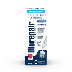Biorepair Collutorio Mouthwash label with Italian packaging