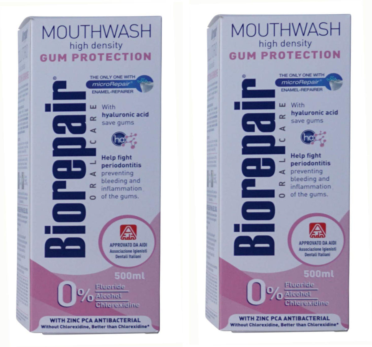Biorepair Gum Protection Mouthwash 500ml bottle