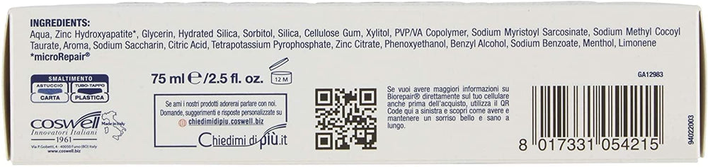 Biorepair Italian packaging and branding