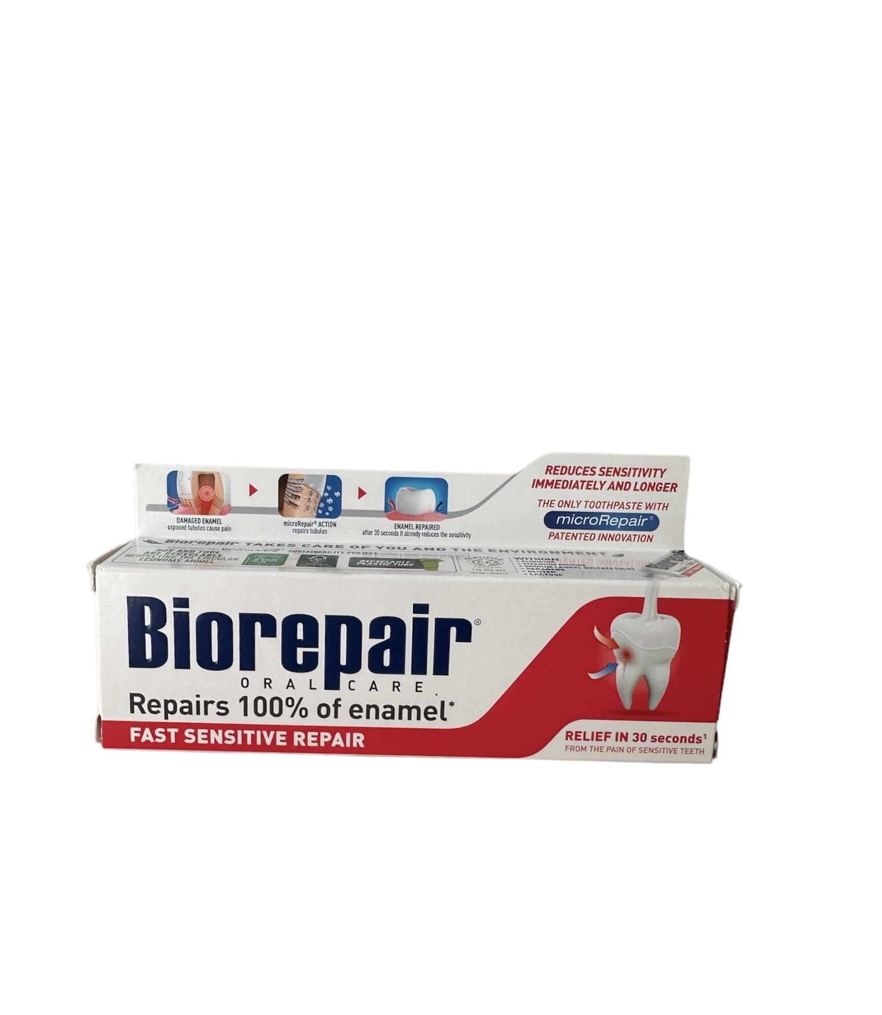 Illustration of Biorepair microRepair enamel repair technology