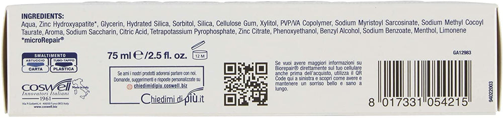 SLS-free icon indicating no SLS in Biorepair