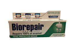 Biorepair Total Protective Repair toothpaste 75ml tubes (3-pack), Italian import