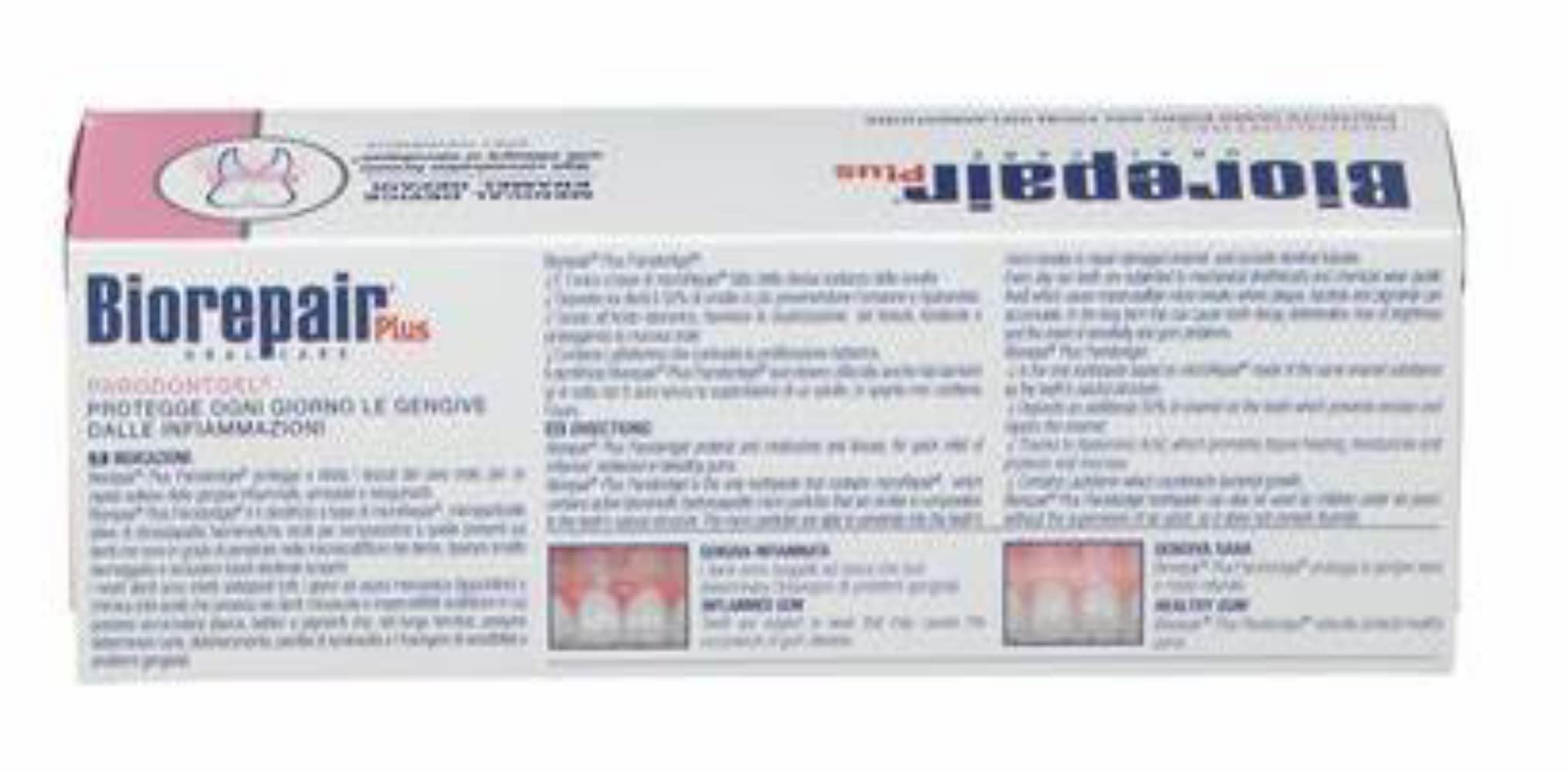 Lactoferrin component in Biorepair Parodontgel formula