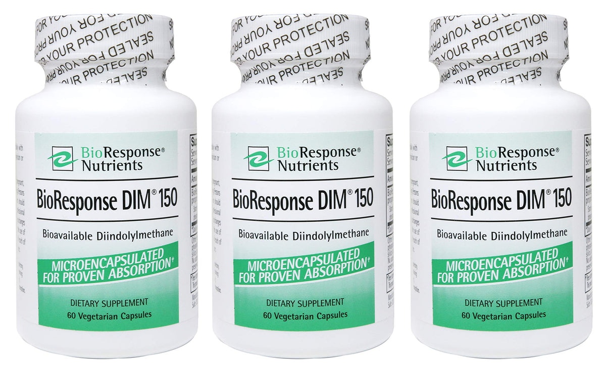Bioresponse DIM 150 3-pack bottle front view