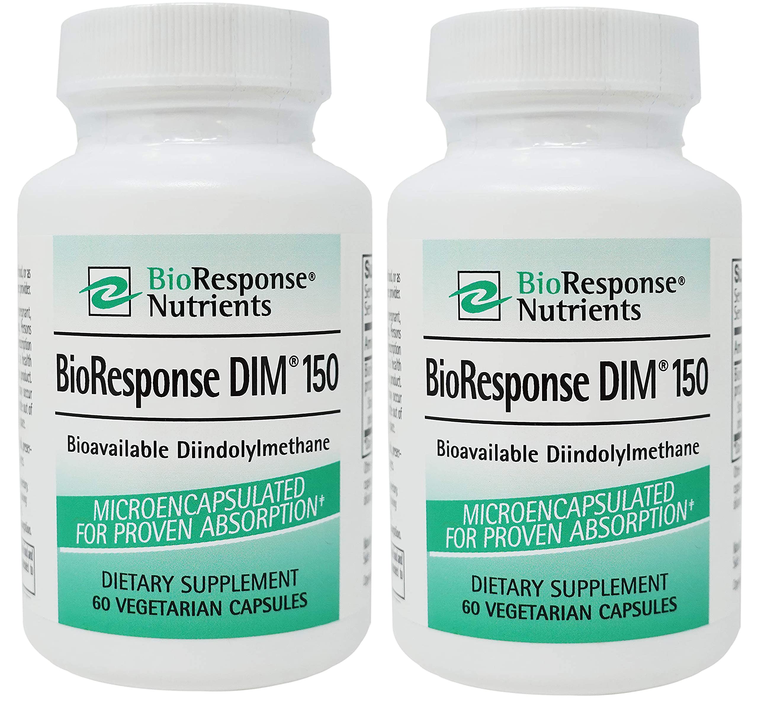 BioResponse DIM 150 bottle with 2-pack packaging