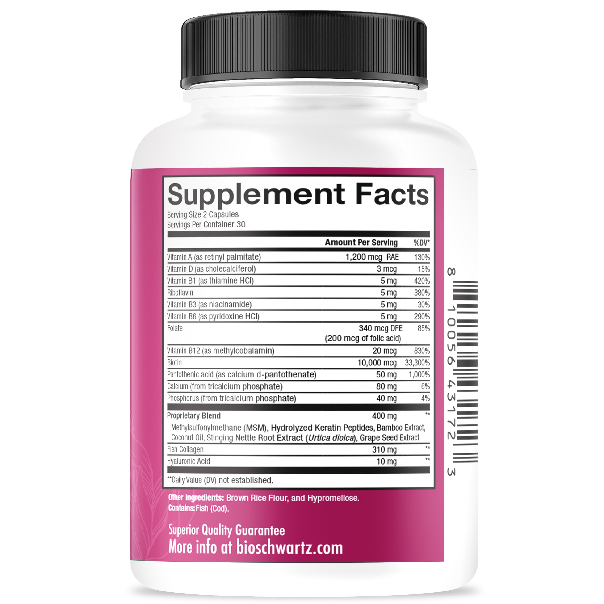 Non-GMO USA-made quality claim illustration for BioSchwartz