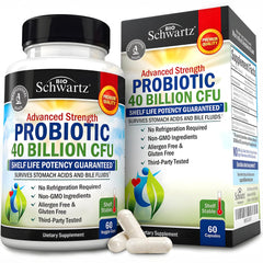 BioSchwartz Daily Probiotic bottle with 60 capsules