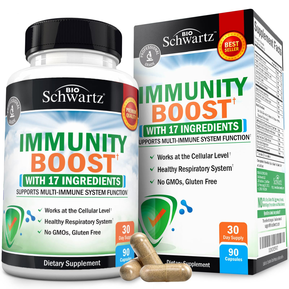 BioSchwartz Immunity Support bottle label