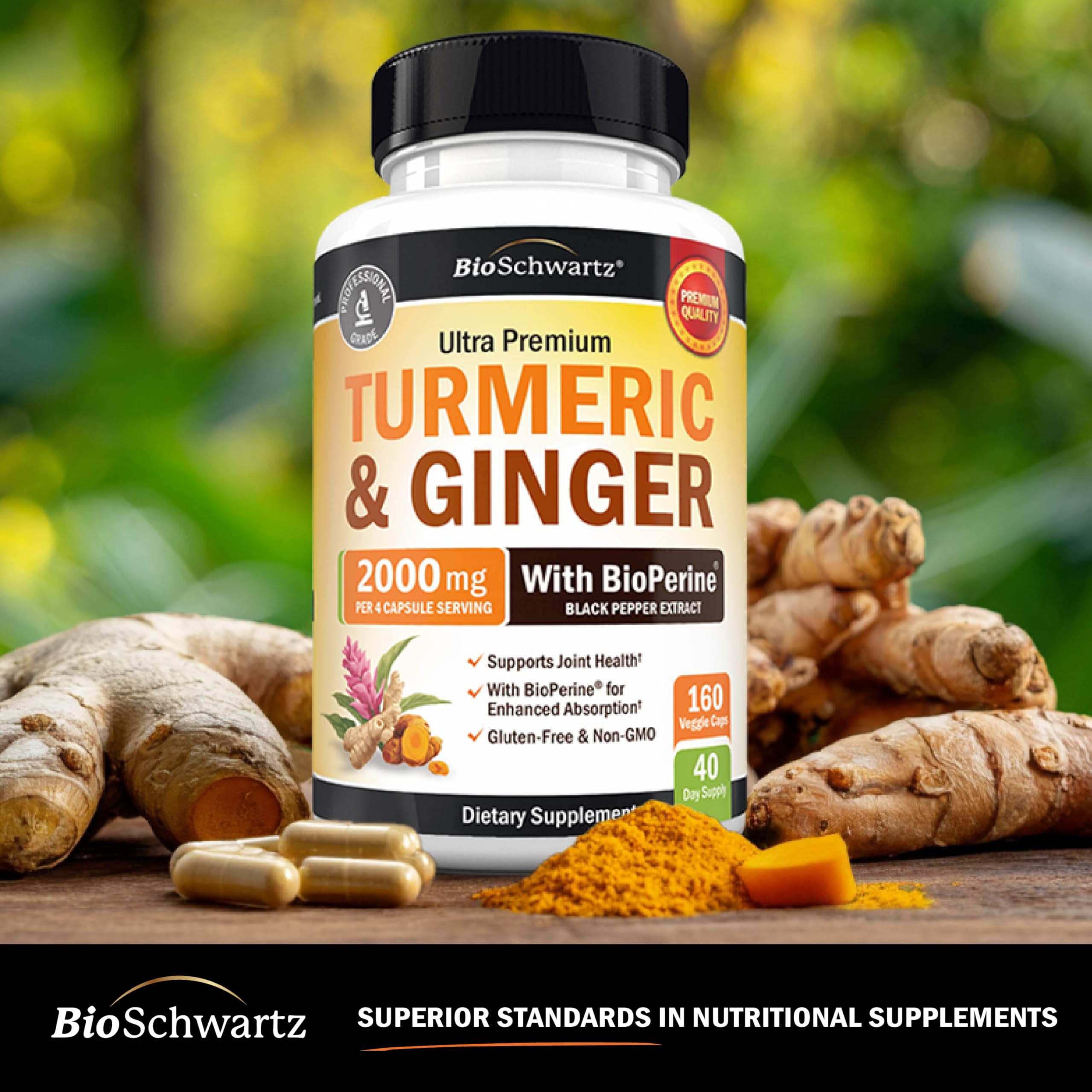 BioSchwartz third-party testing seal indicates potency verification.