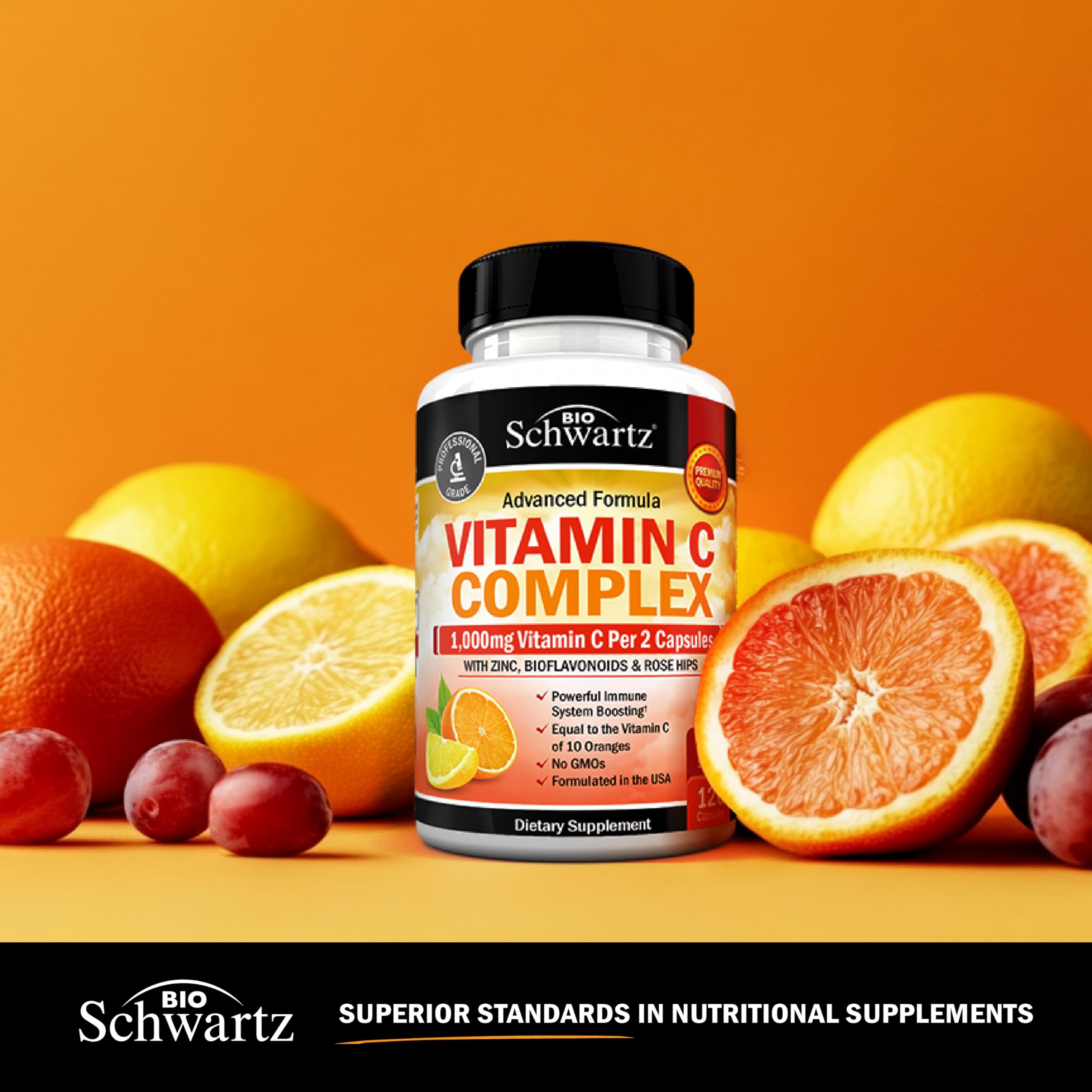 Allergen-free and GMO-free BioSchwartz Vitamin C Complex product