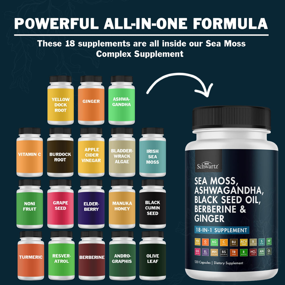 Immune-support ingredients Elderberry and Manuka Honey powder