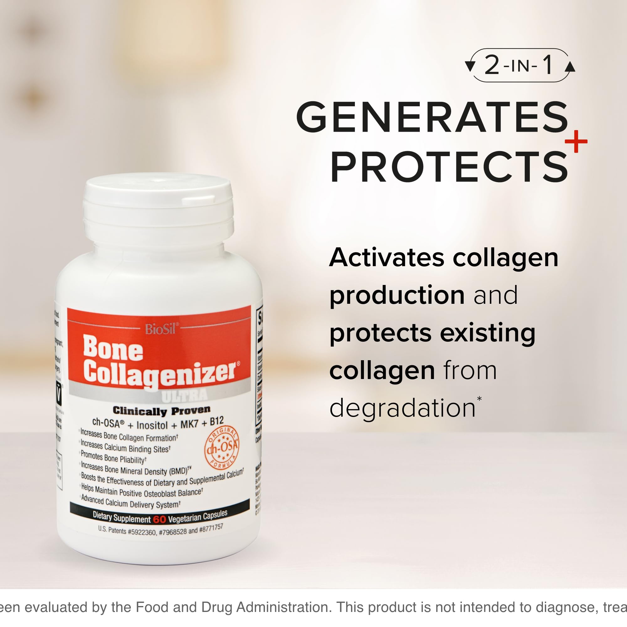 Choline and inositol ingredients for bone renewal