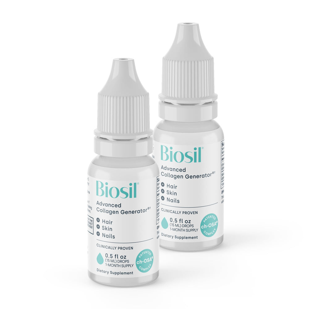 Biosil Collagen Booster Drops bottle front view