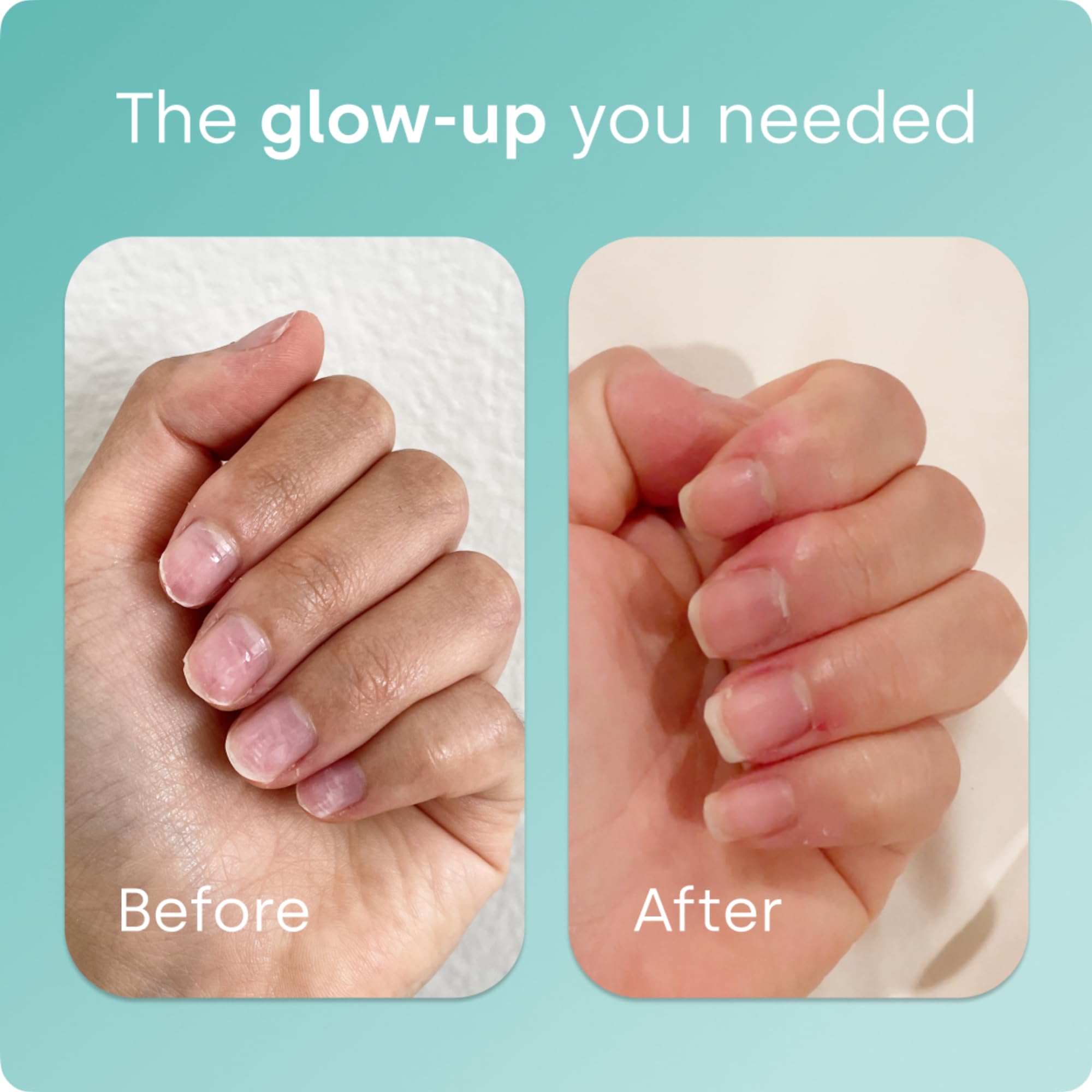 Close-up of healthy hair and nails