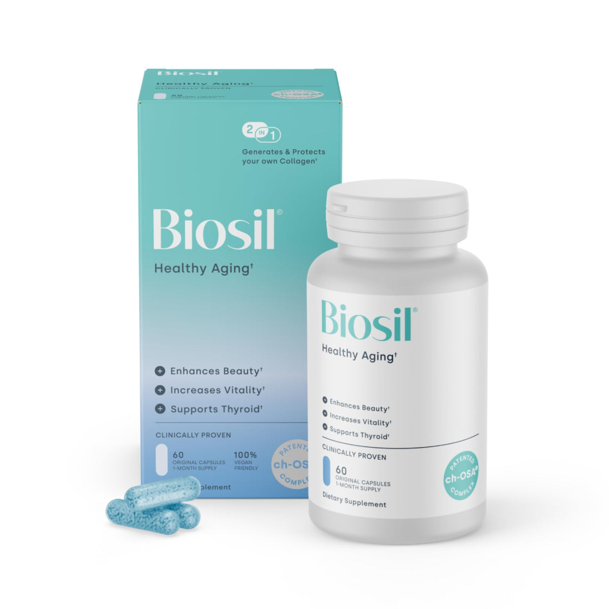 Biosil Healthy Aging bottle front view
