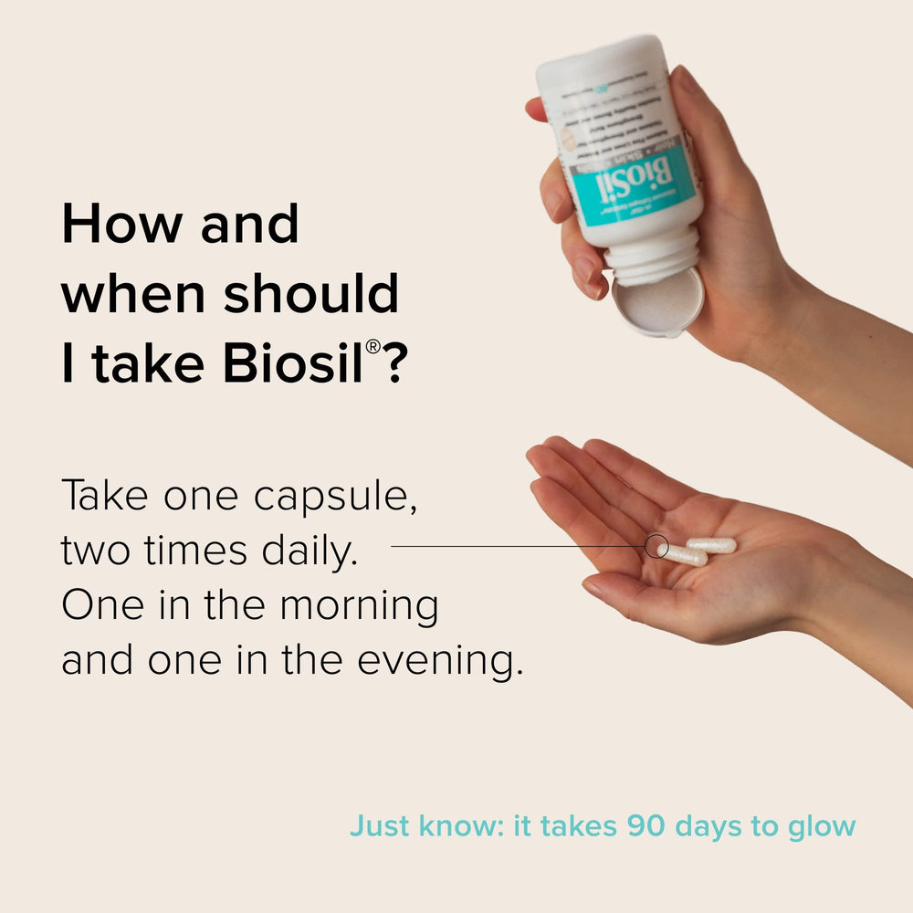 Biosil vegan capsules pack design