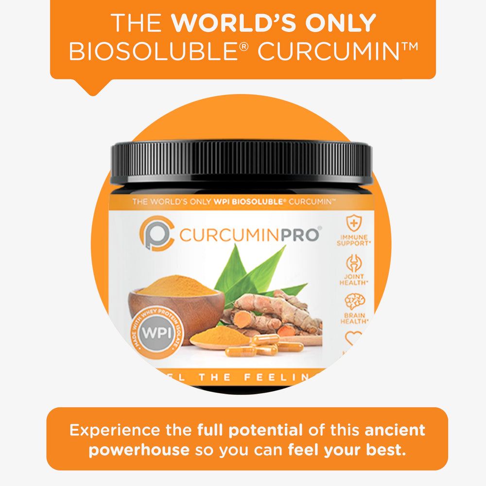 BioSoluble CurcuminPro label showing 1200mg per scoop